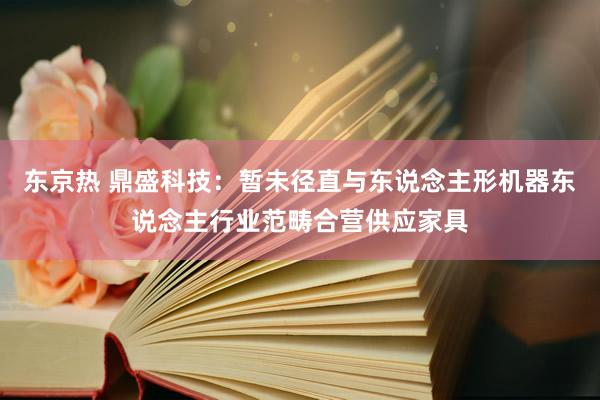 东京热 鼎盛科技：暂未径直与东说念主形机器东说念主行业范畴合营供应家具