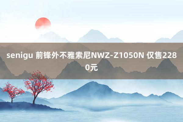 senigu 前锋外不雅索尼NWZ-Z1050N 仅售2280元